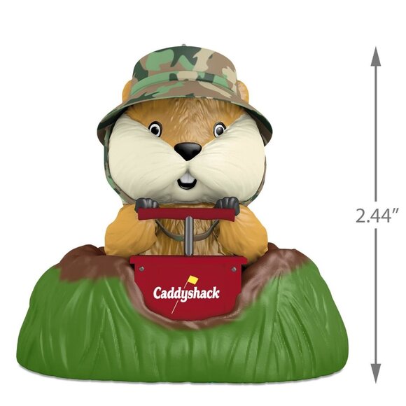 New! Caddyshack Dynamite Gopher Hallmark Keepsake Christmas Ornament 2017 - Picture 2 of 4
